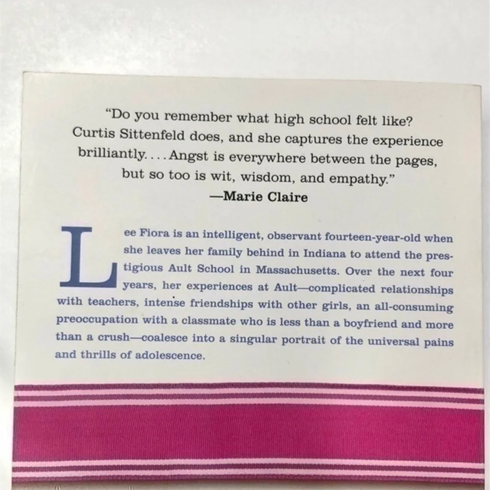 Curtis Sittenfeld Prep Novel